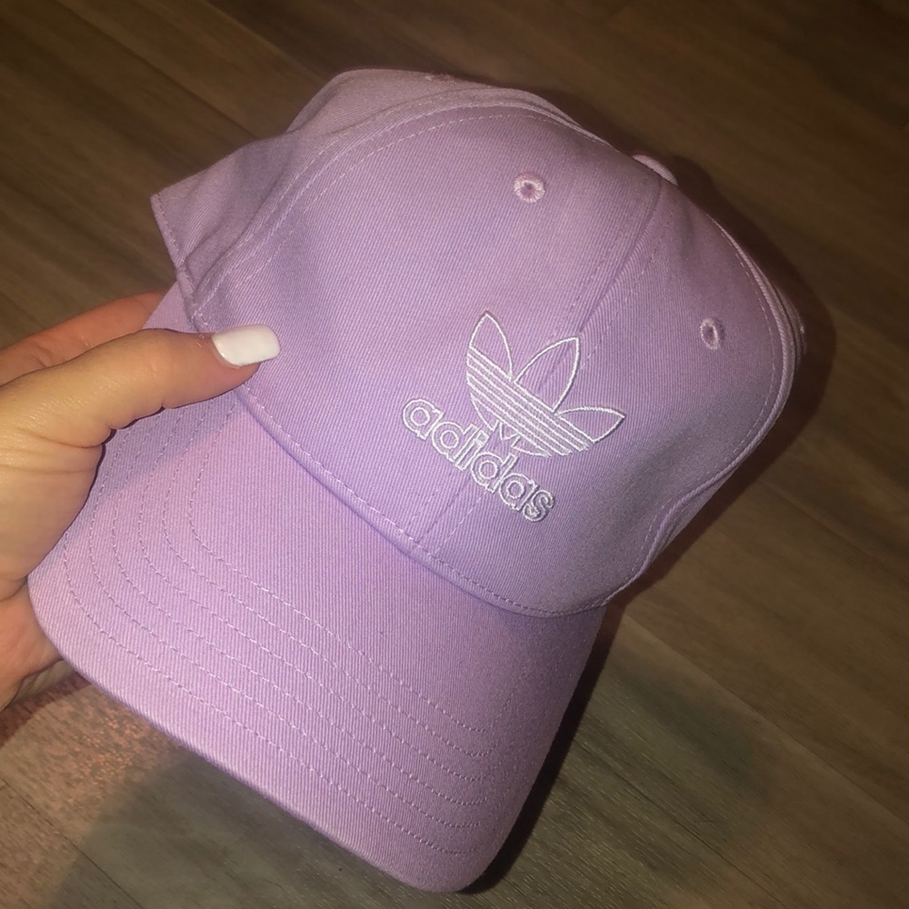 adidas pastel purple hat